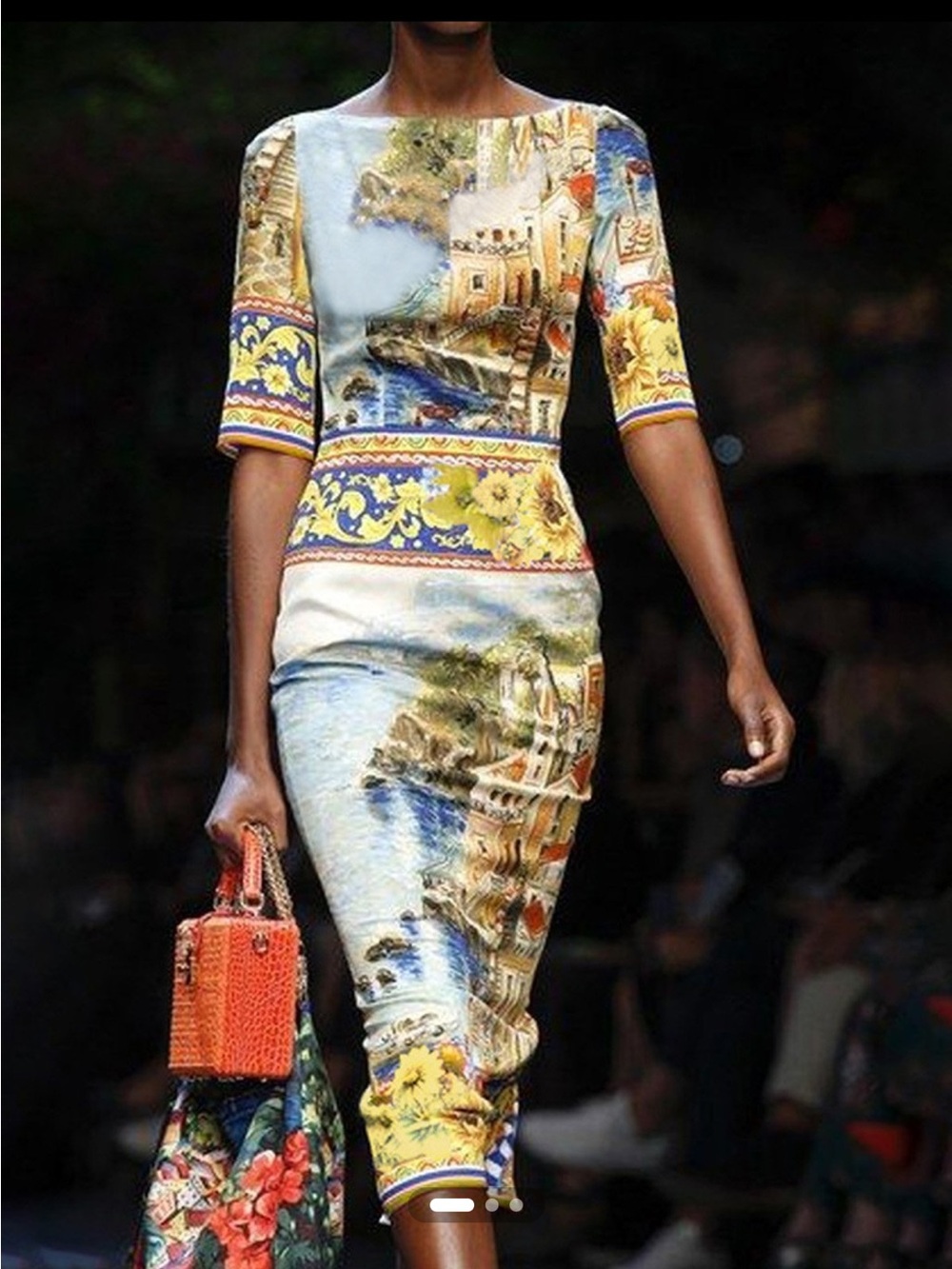 STYLEWE Artistic Urban Retro Print Dress